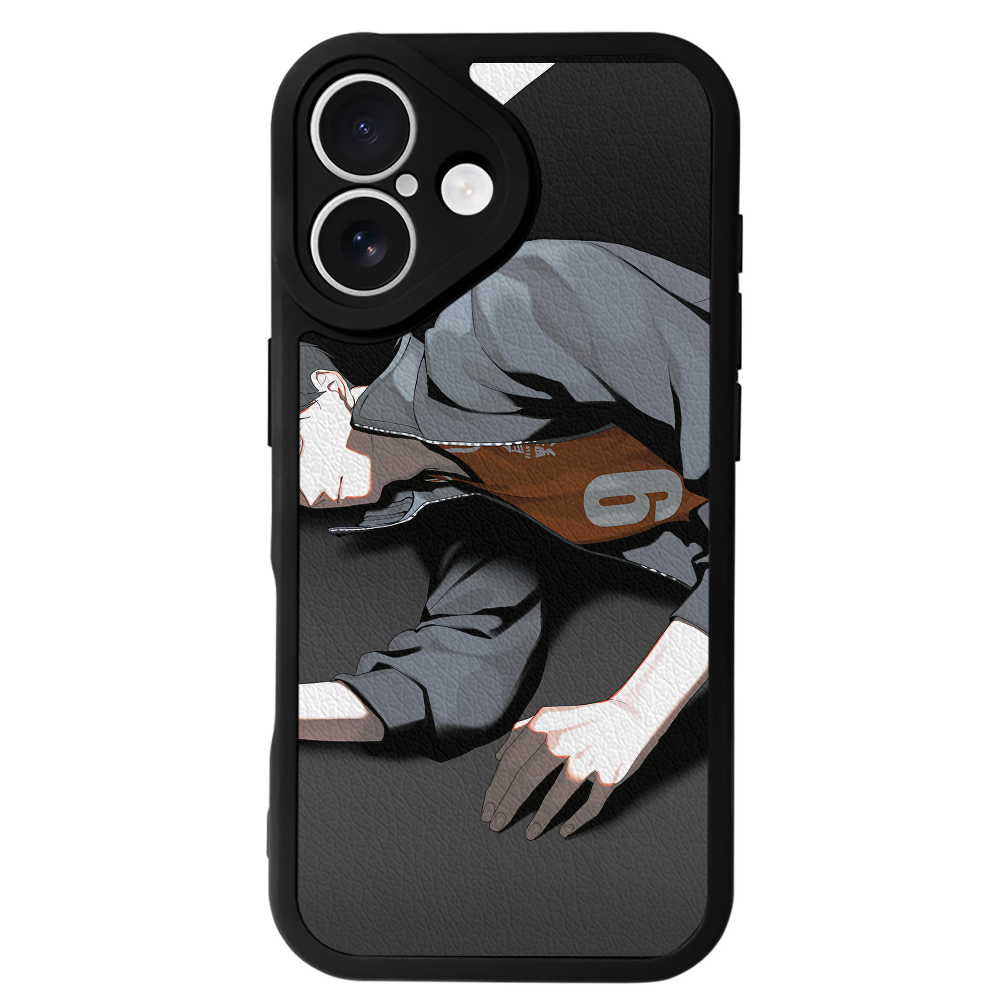 （画像用） ハイキュー!! Haikyu!! 【iPhone 16シリーズ対応】シリコンスマホケース（レザー調） 材質：シリコン